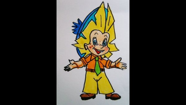 Незнайка карандашом