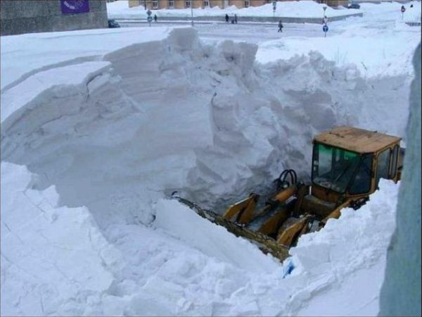 Норильск сугробы