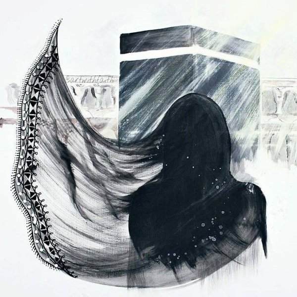 Рисовать красками мусульманин