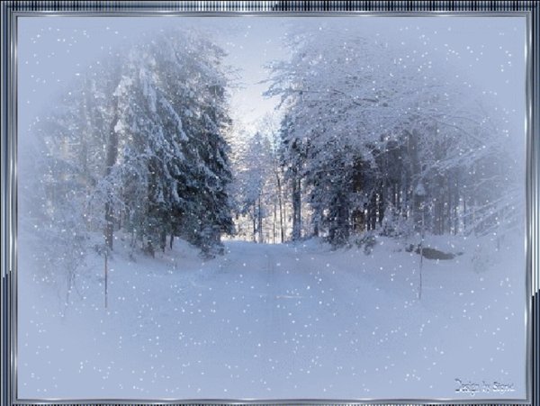 Анимация зимняя метель