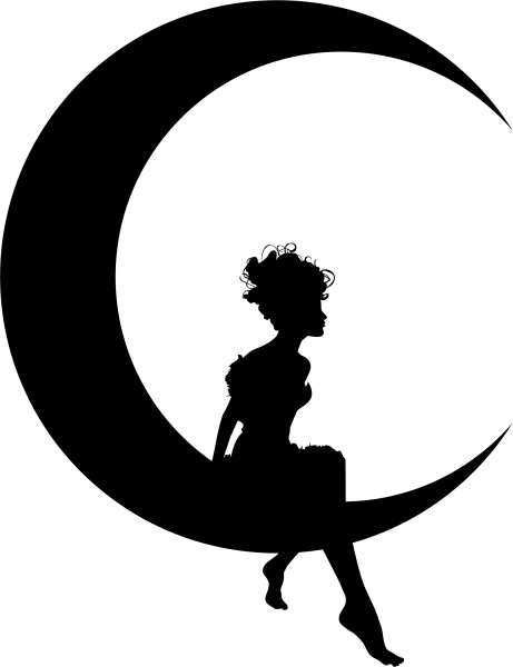 Луна силуэт