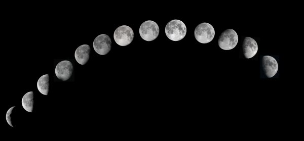 Движение Луны без фона