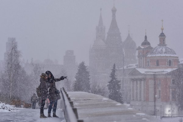 Сильный снегопад в Москве