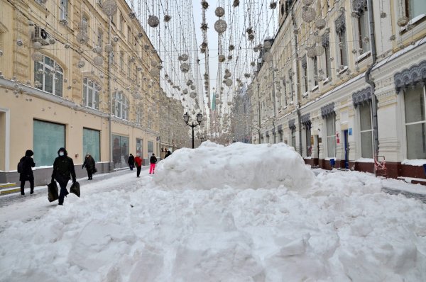 Снегопад в Москве