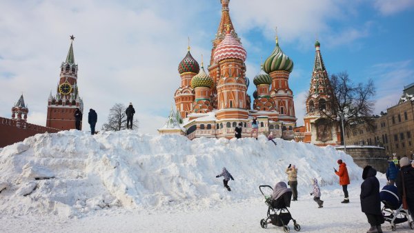 Москва зима 2021