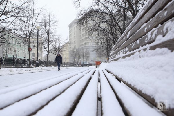 Снег в Москве