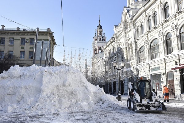 Москва под снегом