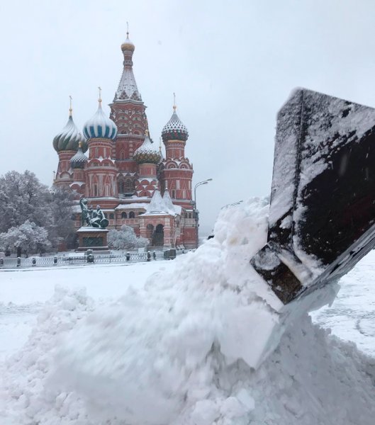 Снегопад в Москве