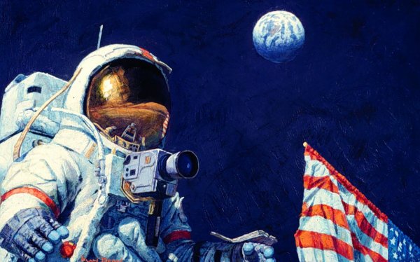 Алан Бин астронавт его картины