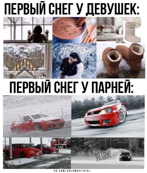 Первый снег юмор