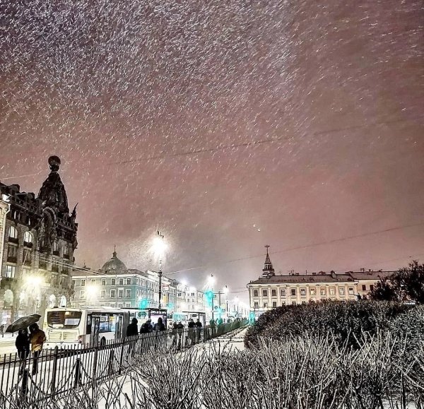 Снег в Питере 2020