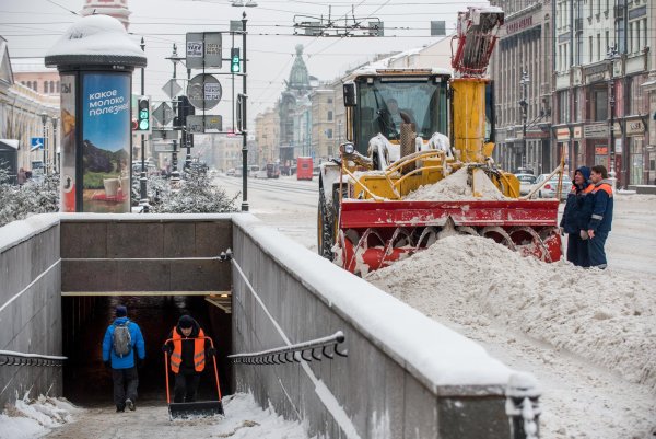 Снегопад в Санкт-Петербурге