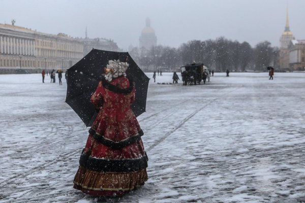 Мокрый снег в Питере