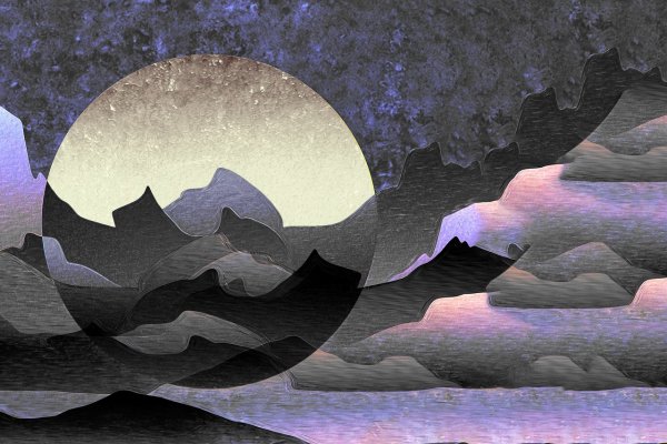 Лунная в июне затмения