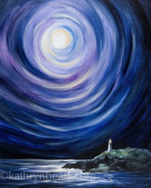 Луна в живописи