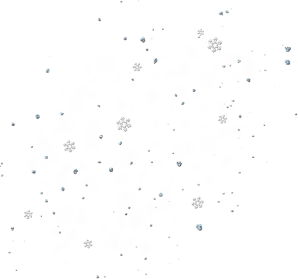 Эффект снега без фона