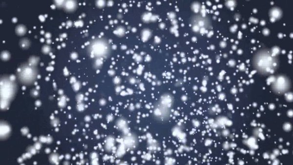 Снегопад наложение