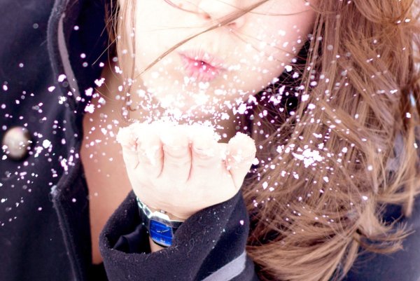 Зимняя ава для девушки