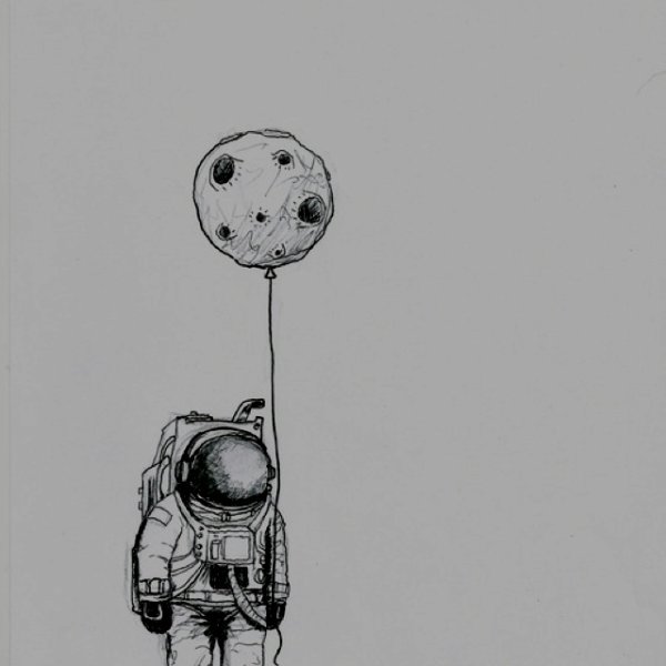 Космос арт карандашом