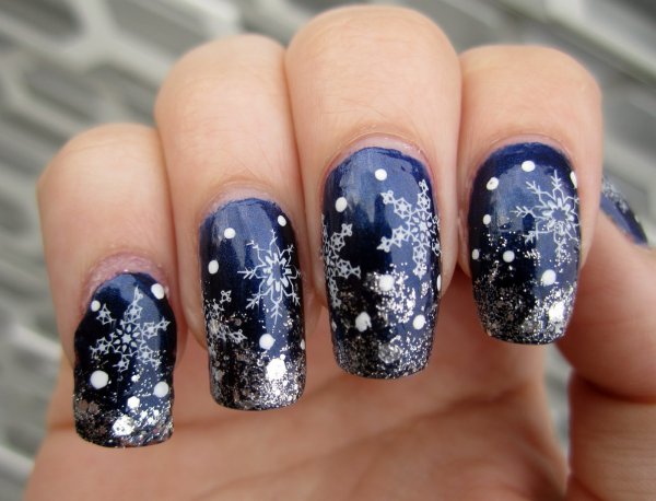 Зимние ногти