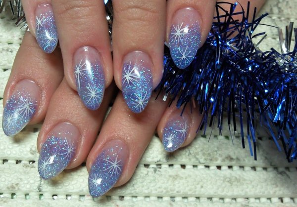 Зимние ногти