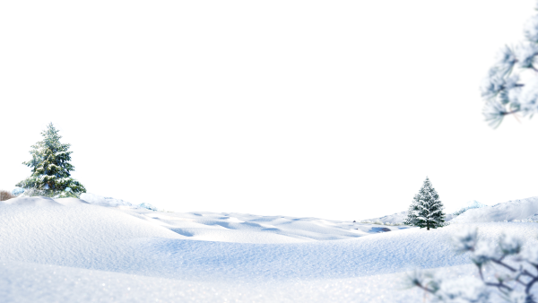 Сугроб без фона