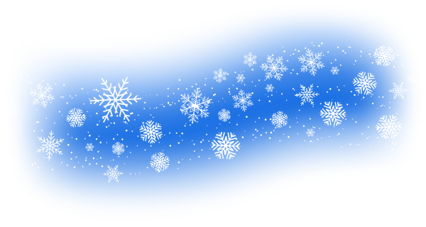 Снежинки на прозрачном фоне