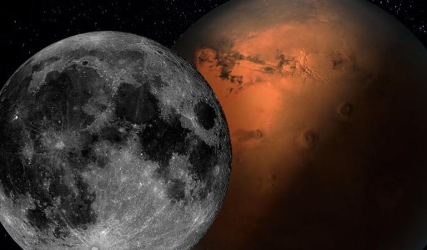 Полнолуние Марс