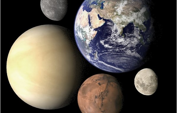 Венера земля Марс