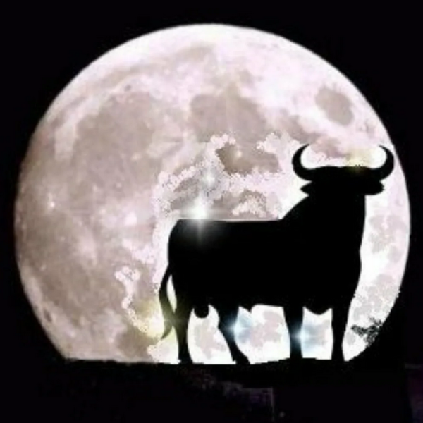 Бык с луной