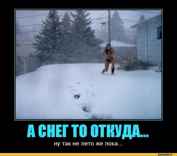 Откапываемся от снега