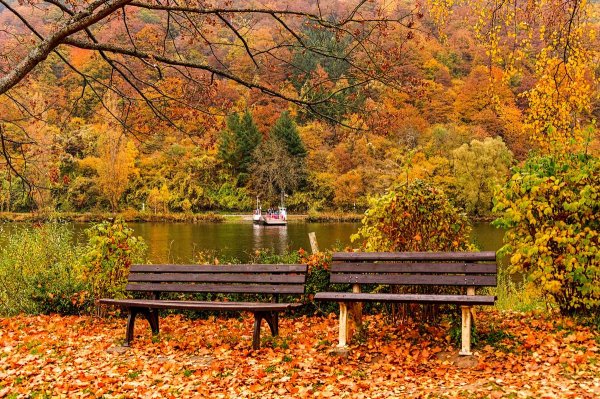 Осенний дворик