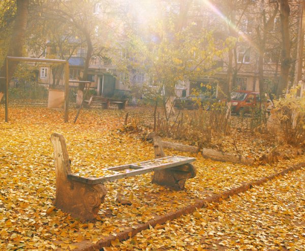 Осенний двор