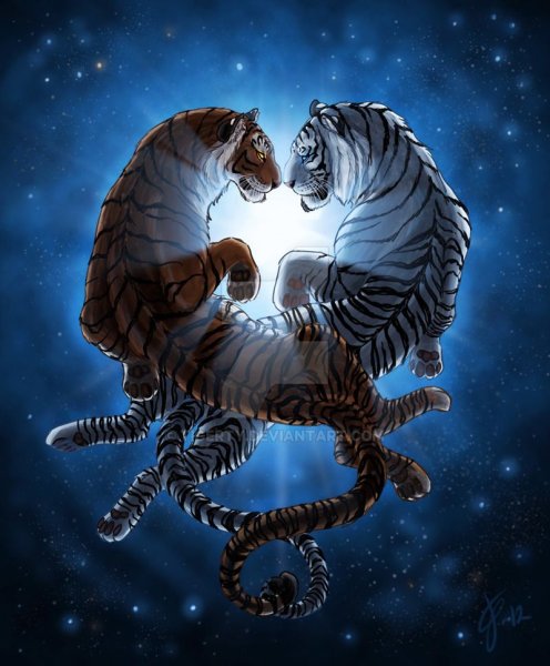 Козерог и тигр