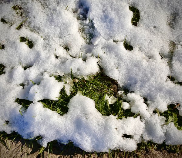 Снег в апреле брр
