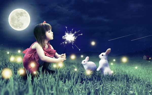 Девочка зайчик