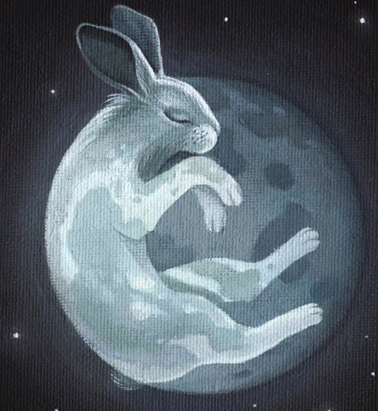Заяц на Луне