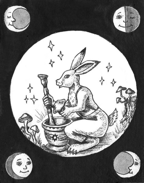 Лунный заяц мифология