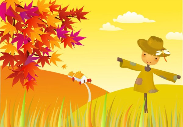 Осень мультяшка