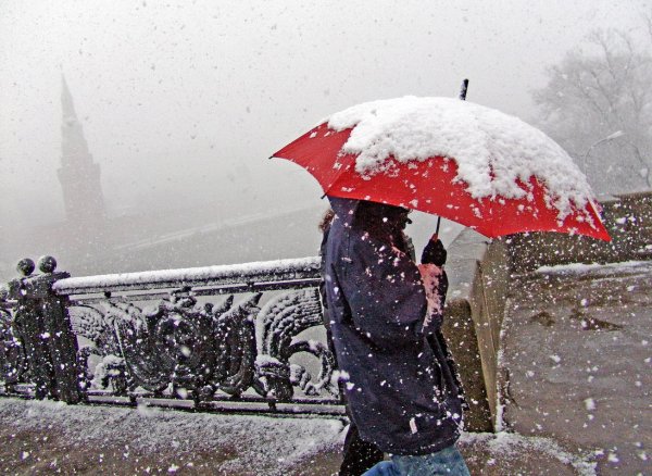 Снегопад зонт