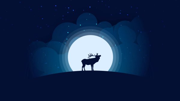 Луна Минимализм