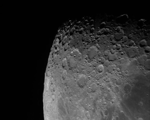 Кратеры на Луне в телескоп