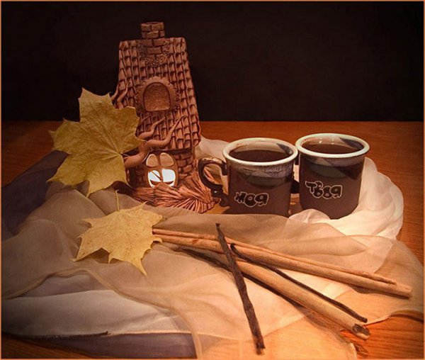 Осень это кофе с корицей