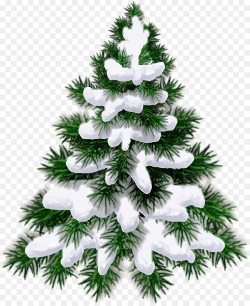 Елочка на прозрачном фоне