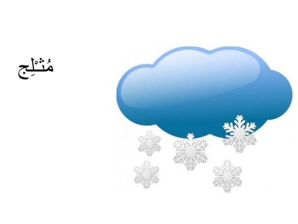 Облако со снежинками