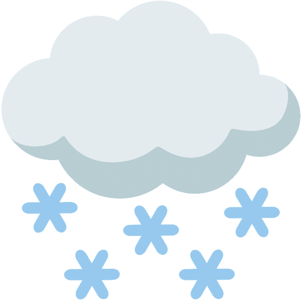 Туча со снегом