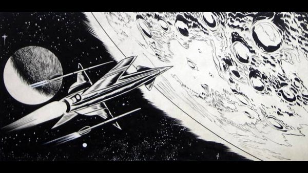 Космический пейзаж Графика