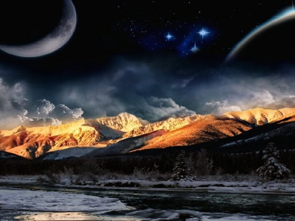 Космос в горах