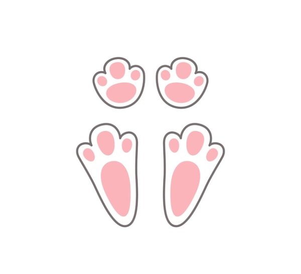 Отпечаток лапки кролика