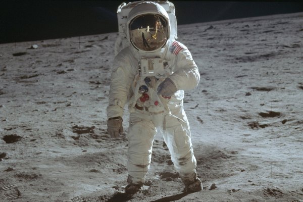 Нил Армстронг на Луне 1969